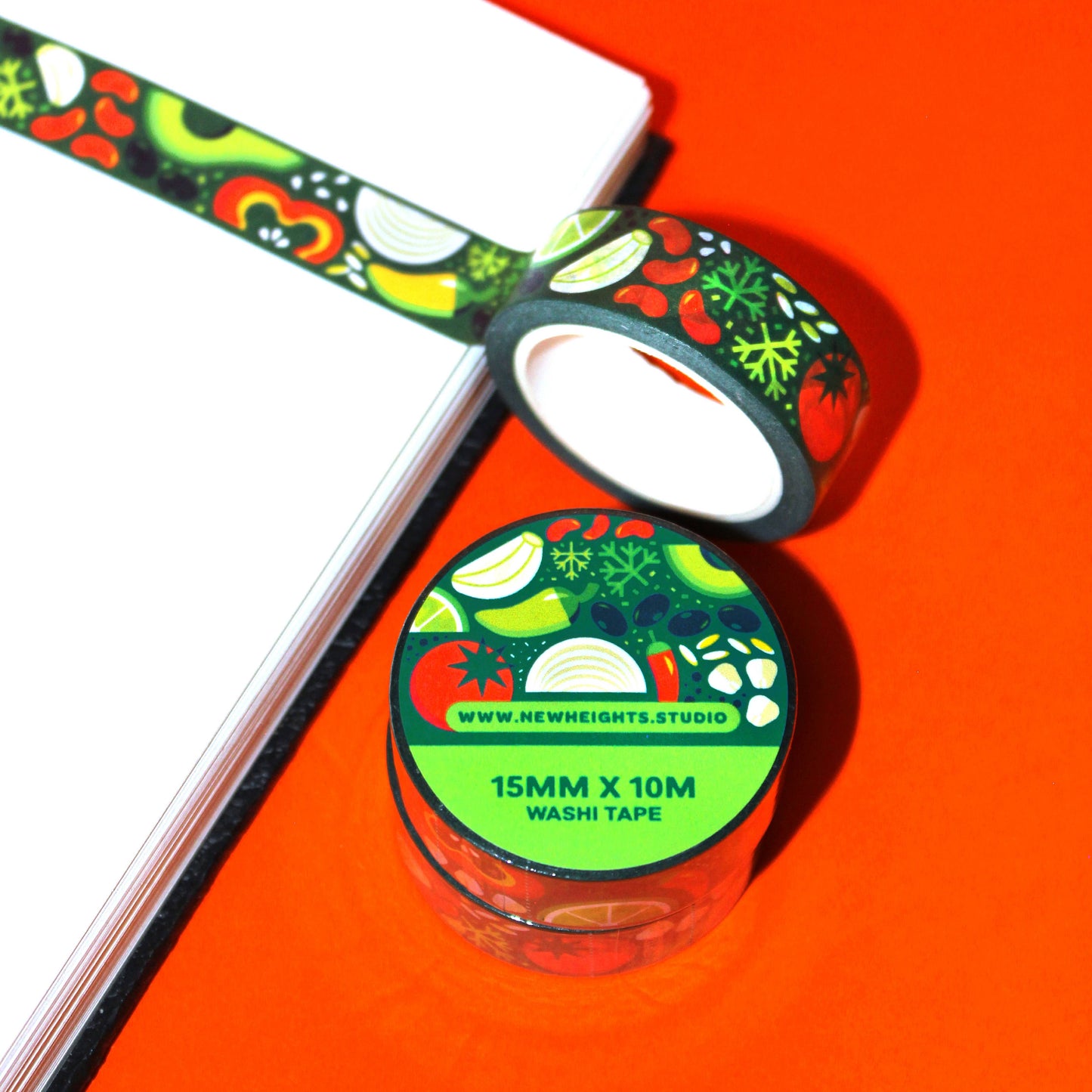 Latin Produce Washi Tape • Food Stationery, Foodie Lover