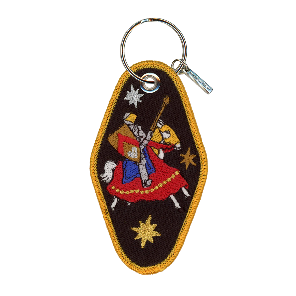 Patch Ya Later • Metal Heart Embroidered Keychain