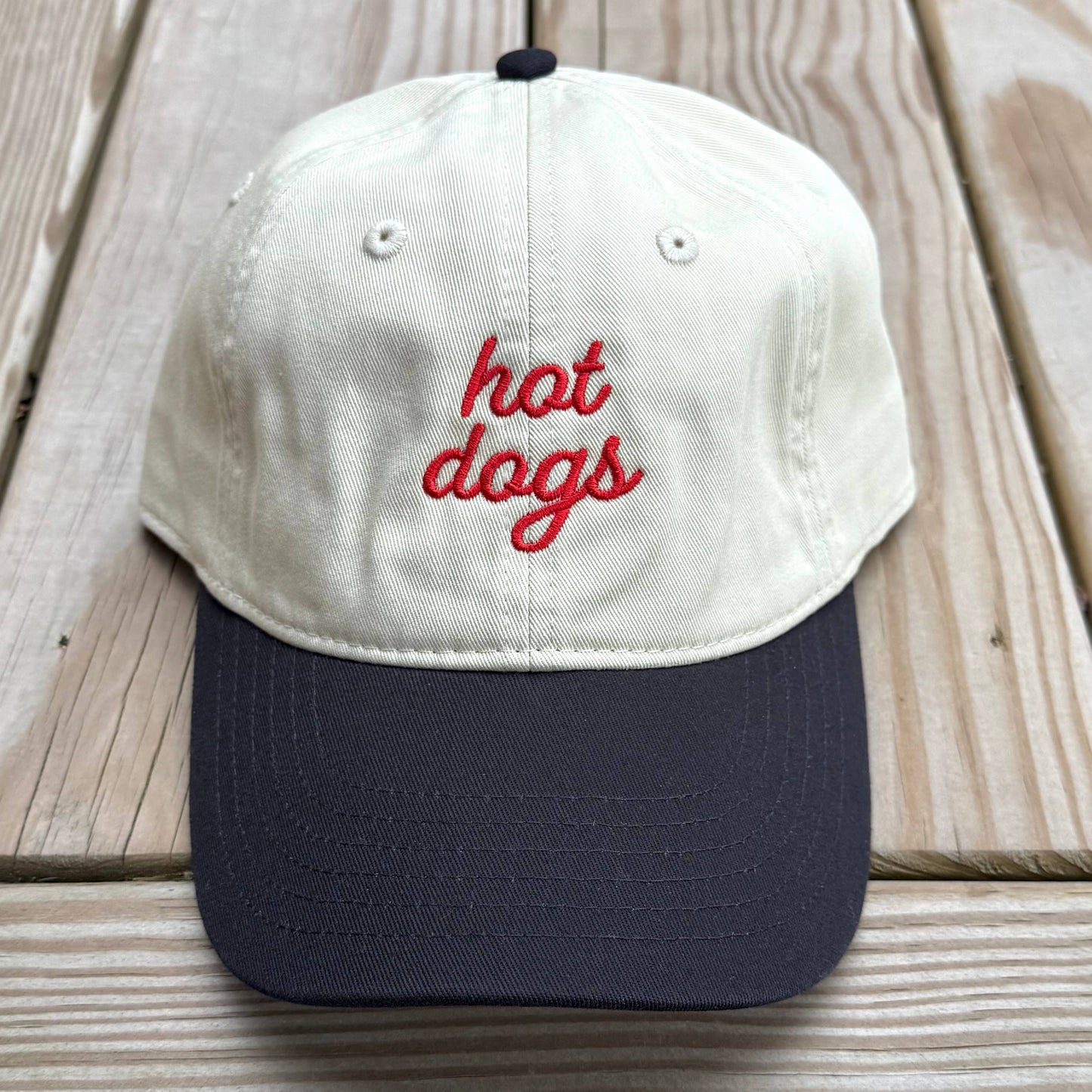 The Silver Spider • “Hot Dogs” Baseball Dad Hat 
