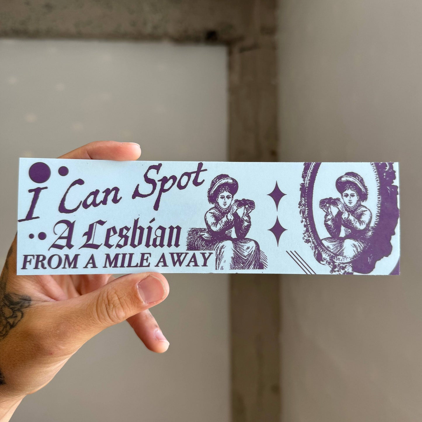 Freddy Tyler Paul • ‘Spot a Lesbian' Bumper Sticker