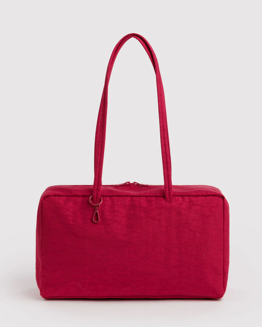 BAGGU • “Cherry” Medium Nylon Bowler Bag