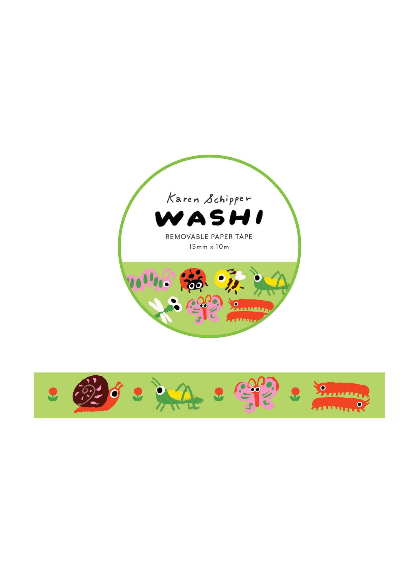 Karen Schipper • Cute Bugs Washi Tape