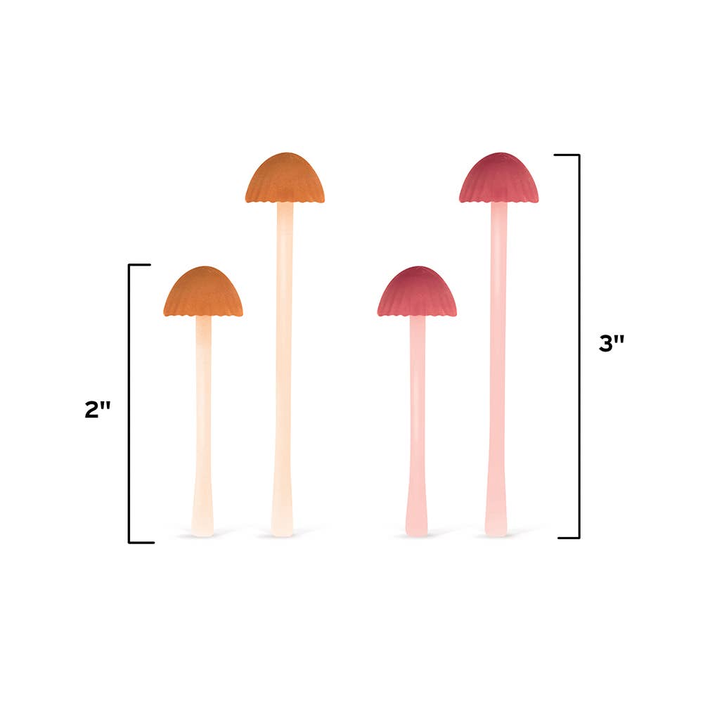 Magic Sprouts, Mushroom Bookmarks, Set of 4