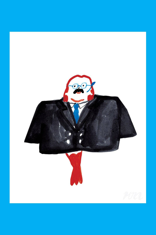Kristina Micotti • Business Shrimp 8" X 10"  Print