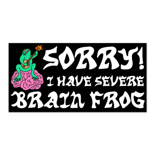 Brain Frog • Bumper Sticker