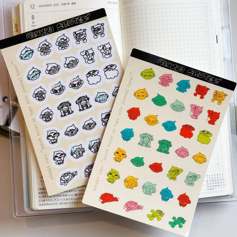 W0nkk0 • Emoji Icon Sticker Sheet
