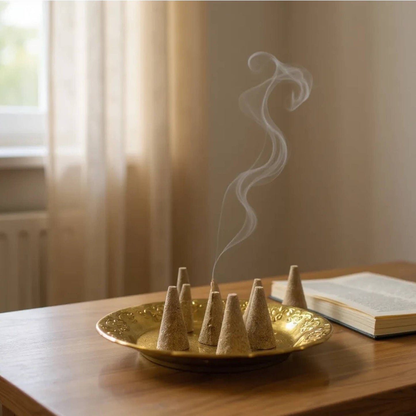 Fair-trade Palo Santo Incense Cones, 6 pieces