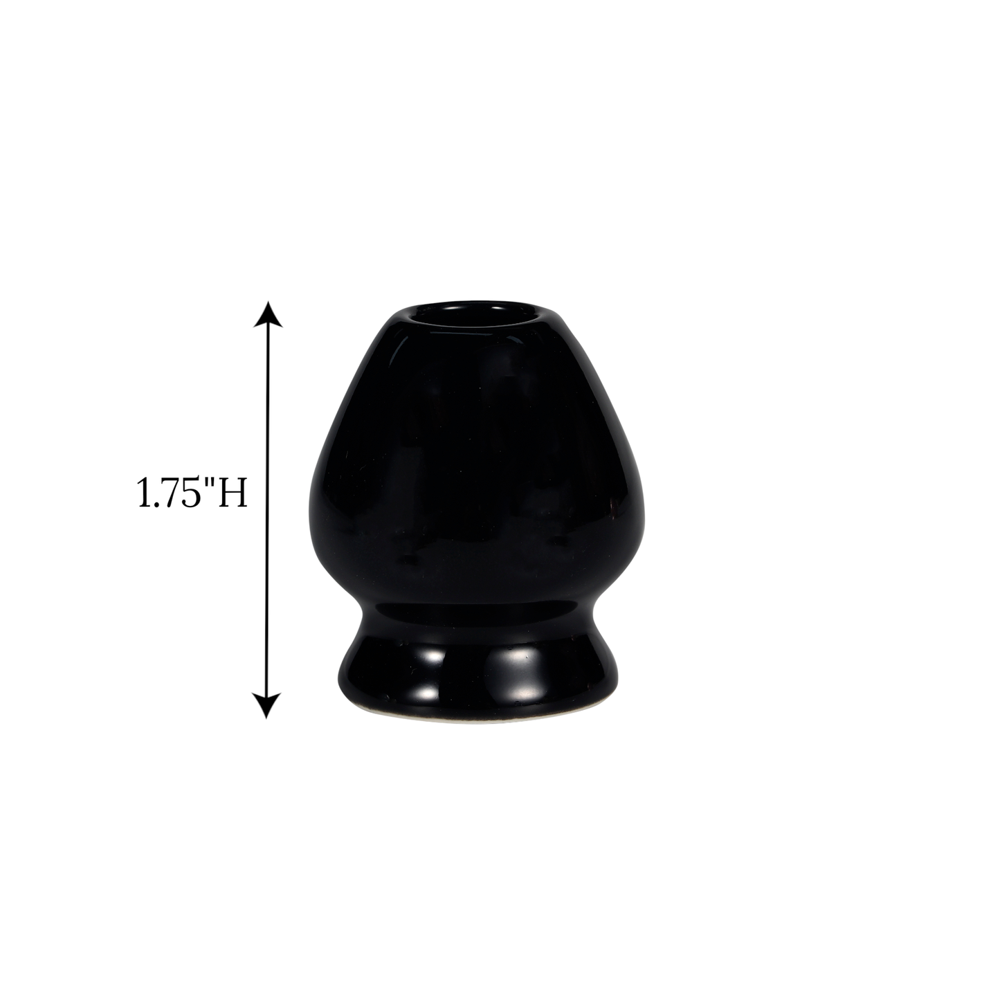 Black Mini Matcha Whisk Stand, 1.75" Porcelain