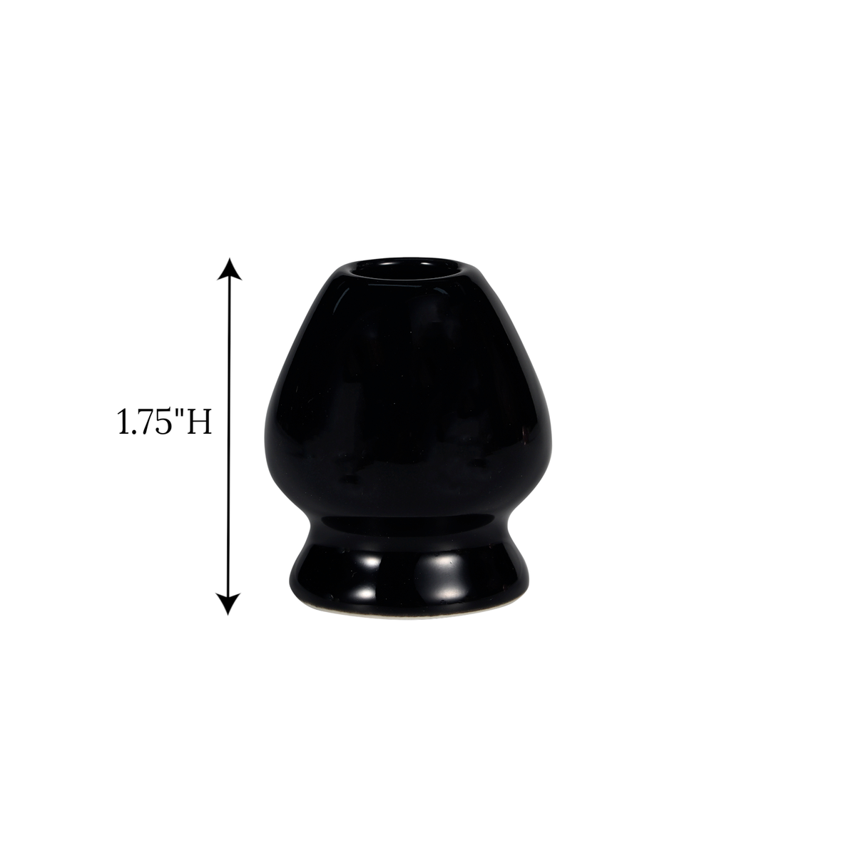Black Mini Matcha Whisk Stand, 1.75" Porcelain