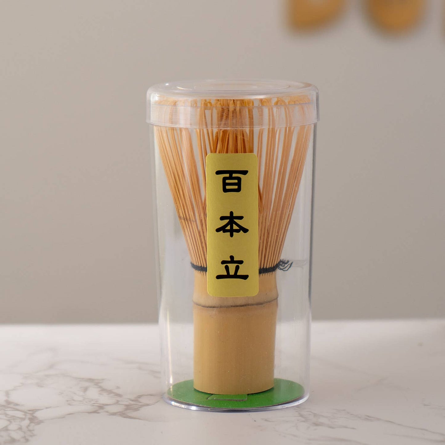 Matcha Bamboo Whisk Chasen 4"H 100 Prong
