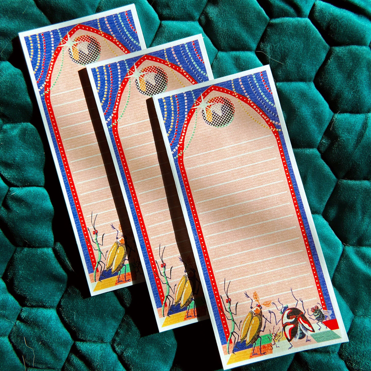 Chaos Magic Studio • Disco Bugs Spring Dream Notepad