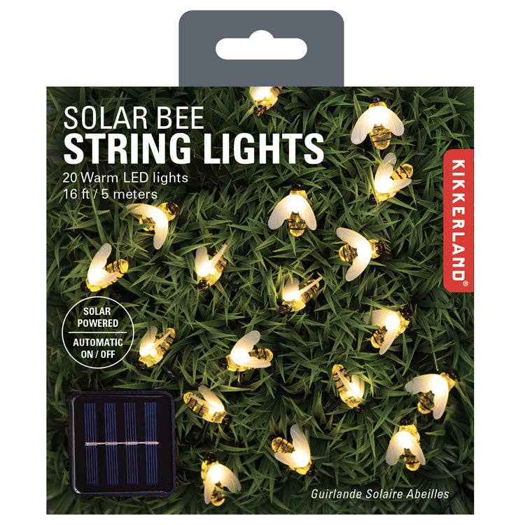 Bee Solar Outdoor String Lights