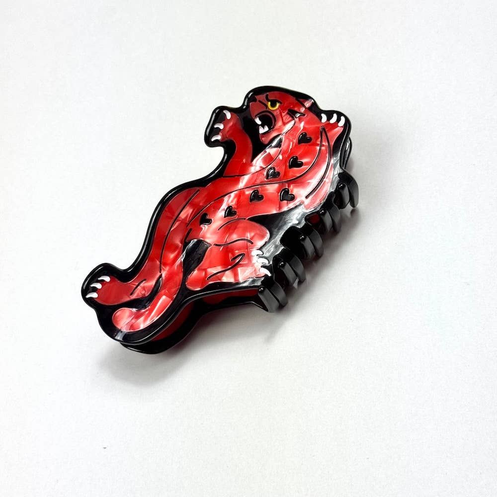 Peach Beast • Love Panther Hair Claw Clip