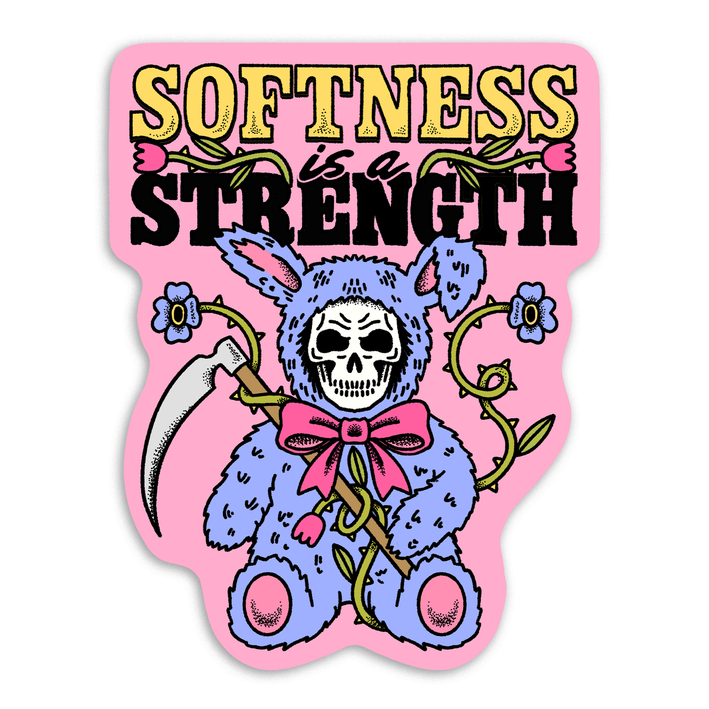 Ren-O-Graphics • Softness is a Strength Sticker