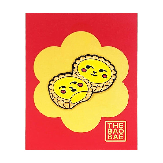 Egg Tart Enamel Pin