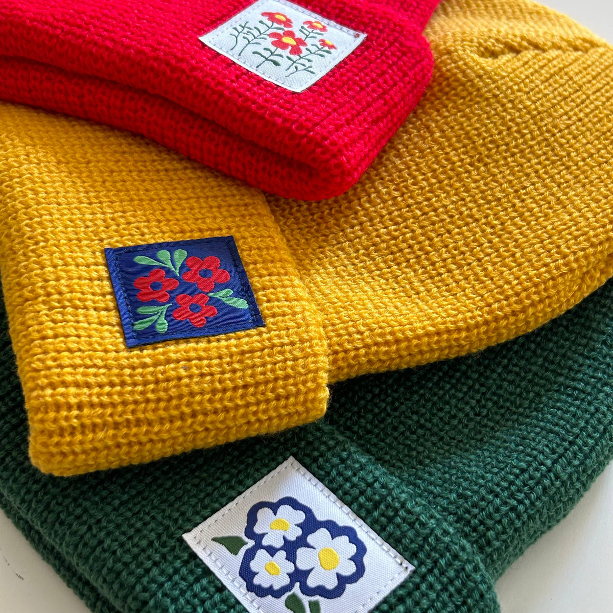 SALE • Beanie • Forest Flowers
