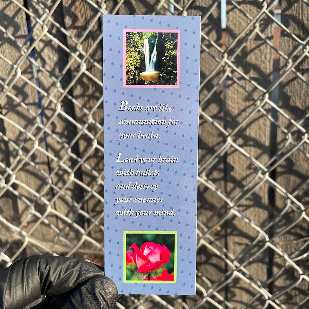 Books are Like Ammo for Your Mind Bookmark