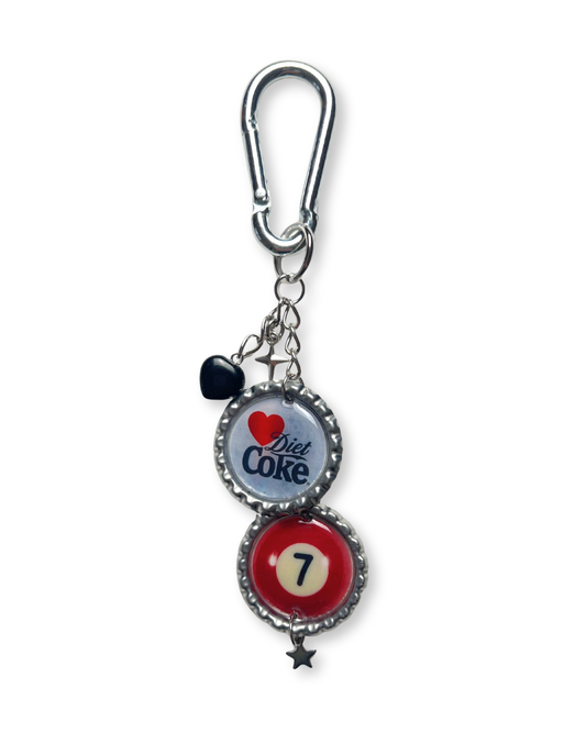 Painted Lady • Diet Coke Bag Charm