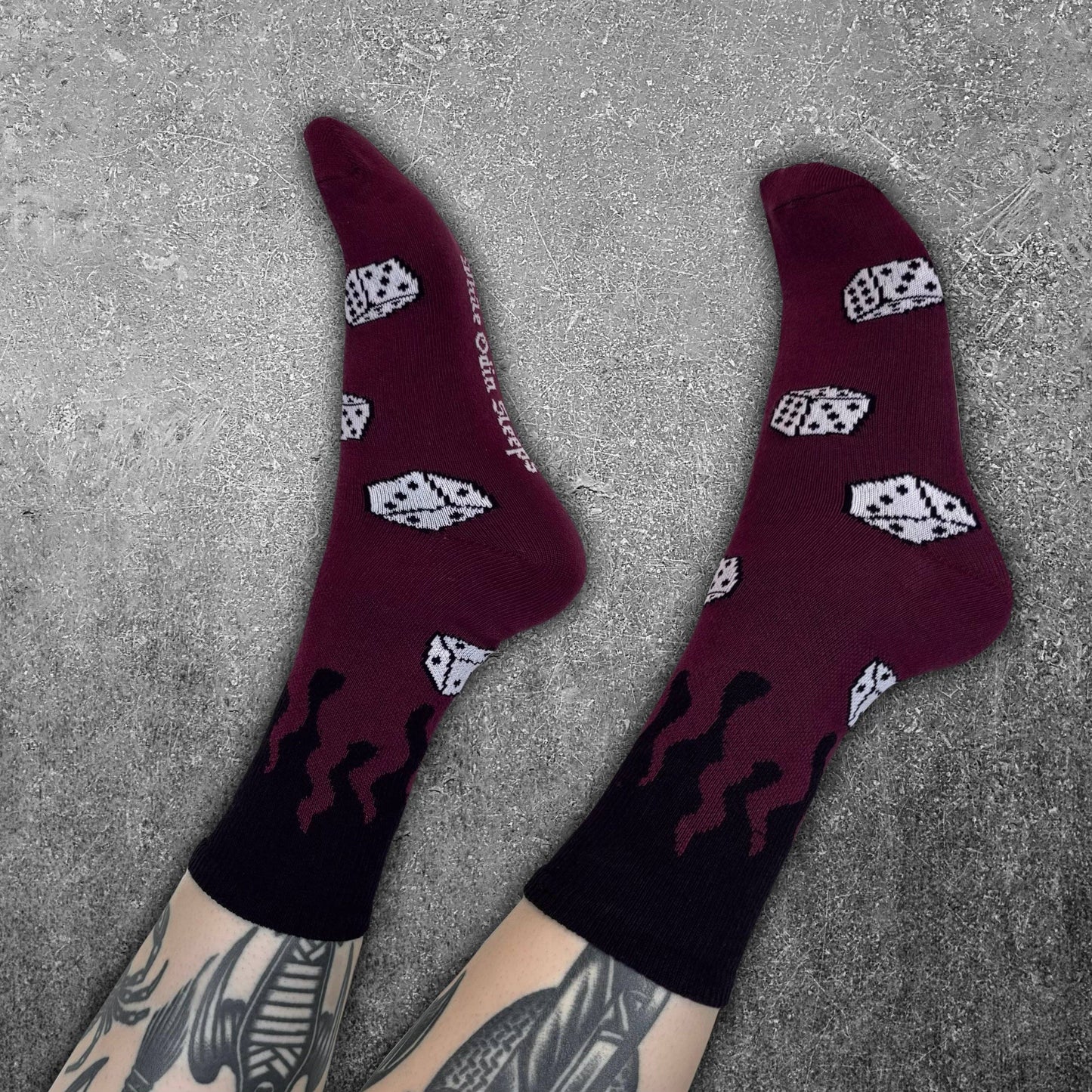 Fire Walk With Me - Crew Socks