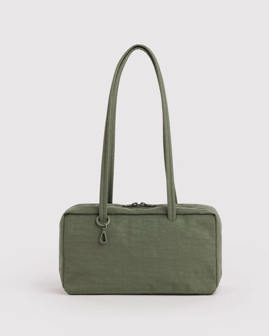 BAGGU • “Caper” Nylon Bowler Bag