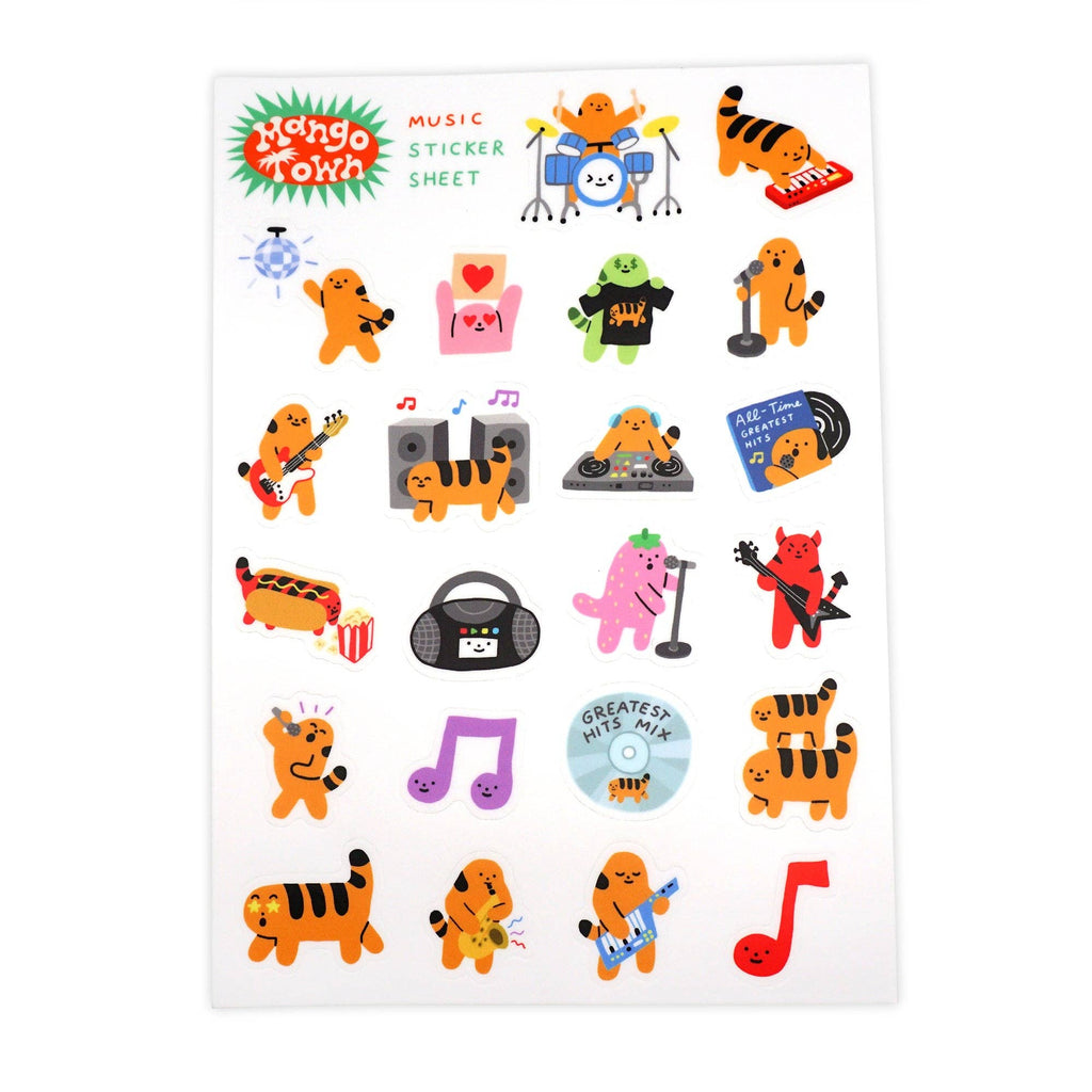 Mango Town • Music Sticker Sheet