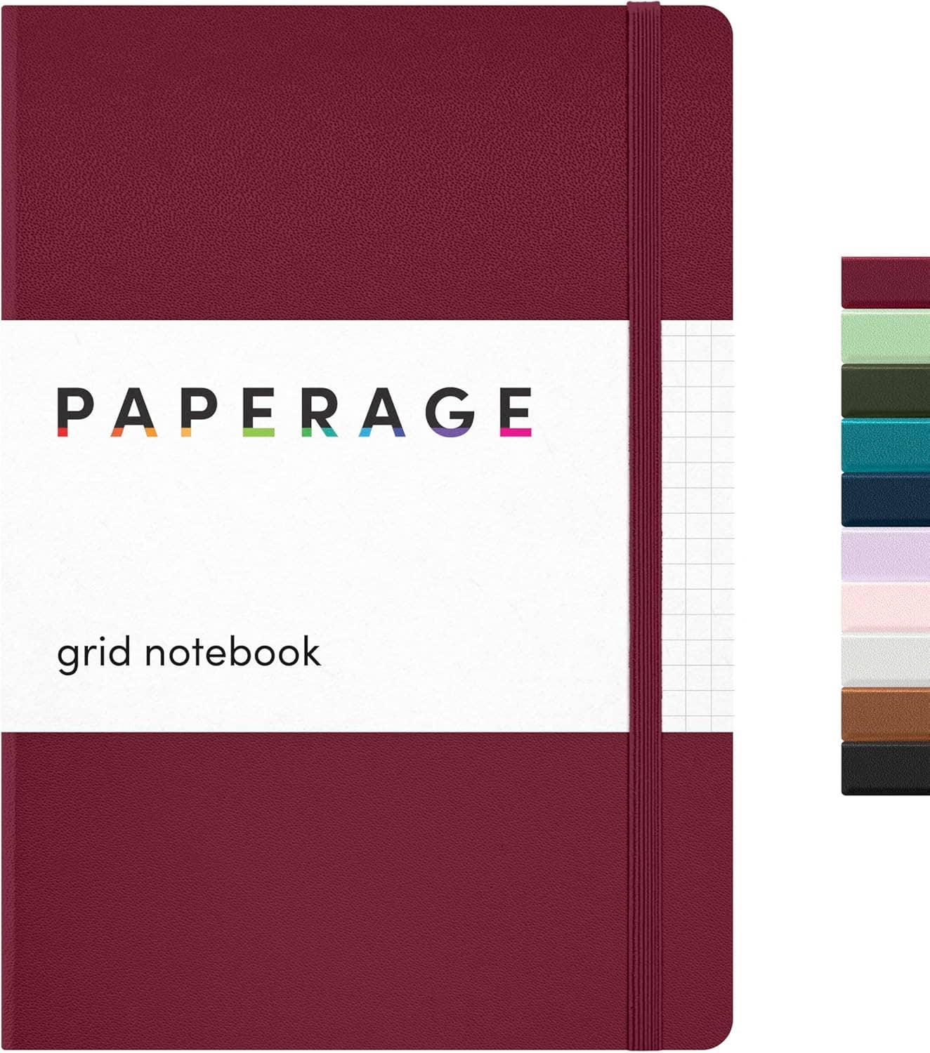 Grid Casebound Journal Notebook, 160 pages