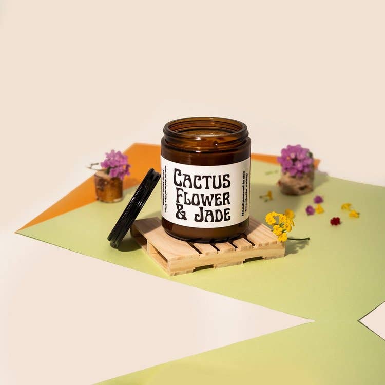 Molly Moon Crafts • Cactus Flower & Jade Jar Candle