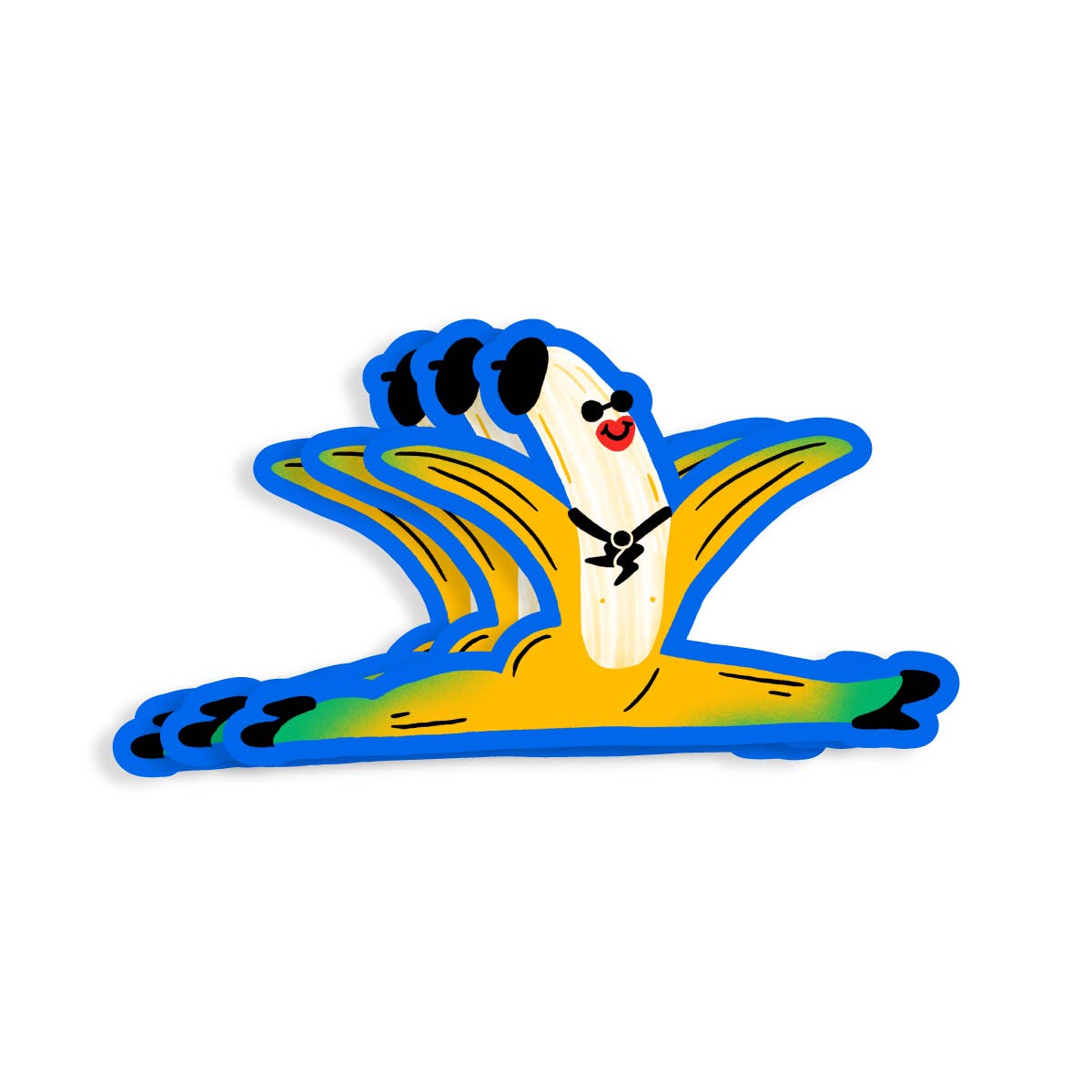 Matagora Club • Banana Split Vinyl Sticker