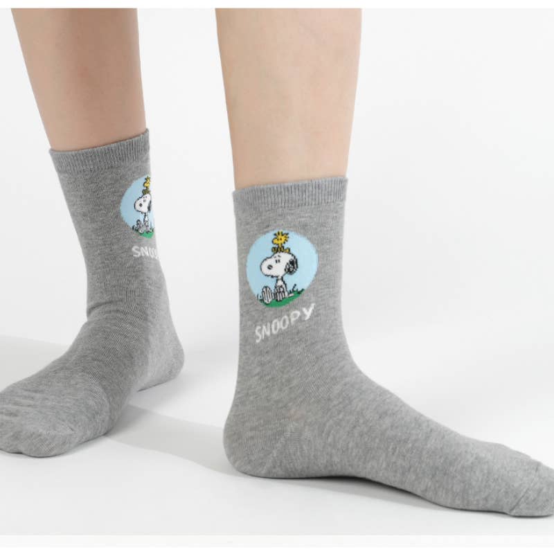 Snoopy • Cotton Crew Socks