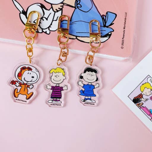 Peanuts • Snoopy & Mystery Acrylic Key Chain Charm