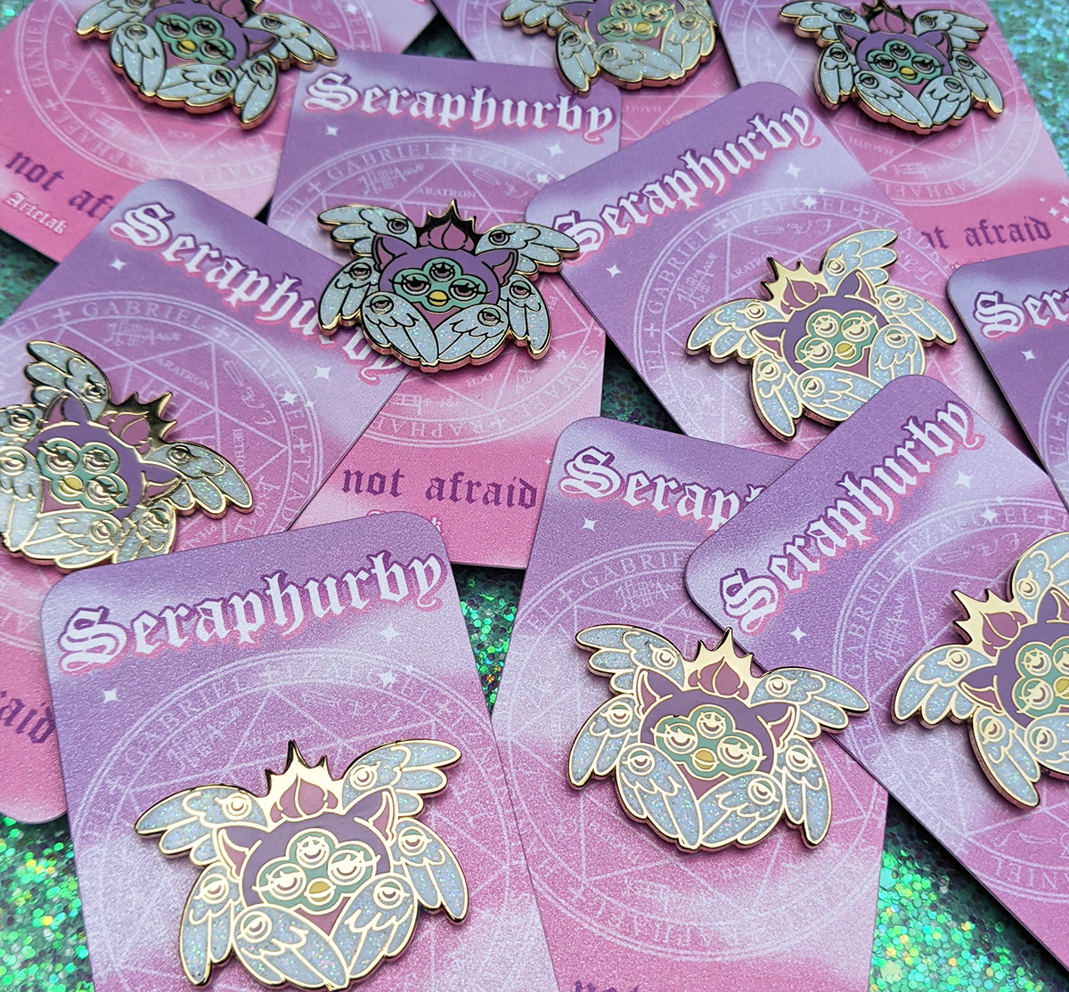 Artetak • Seraphurby Enamel Pin