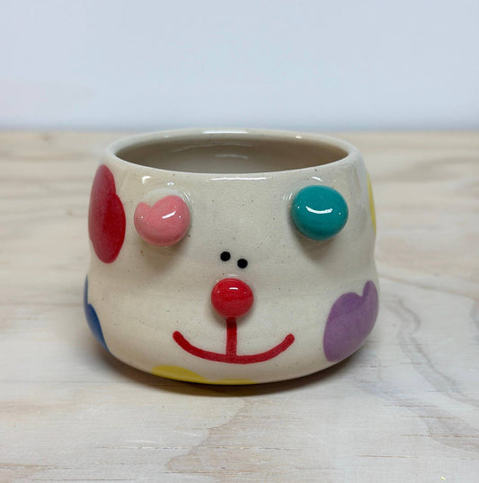 Rolly Poly Studios • Rainbow Dog Plant Pot