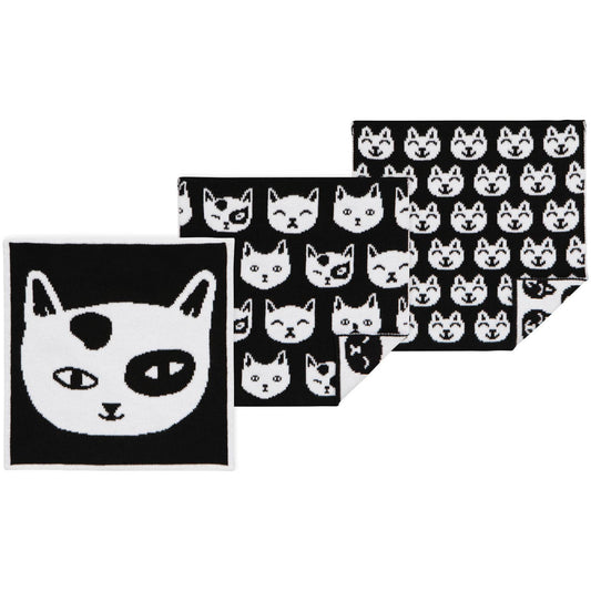 Danica • Feline Fine Knit Dishcloth Set of 3