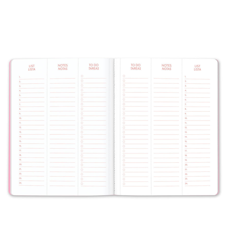 2027 Secret Garden English-Spanish Bilingual Just Right Monthly Planner