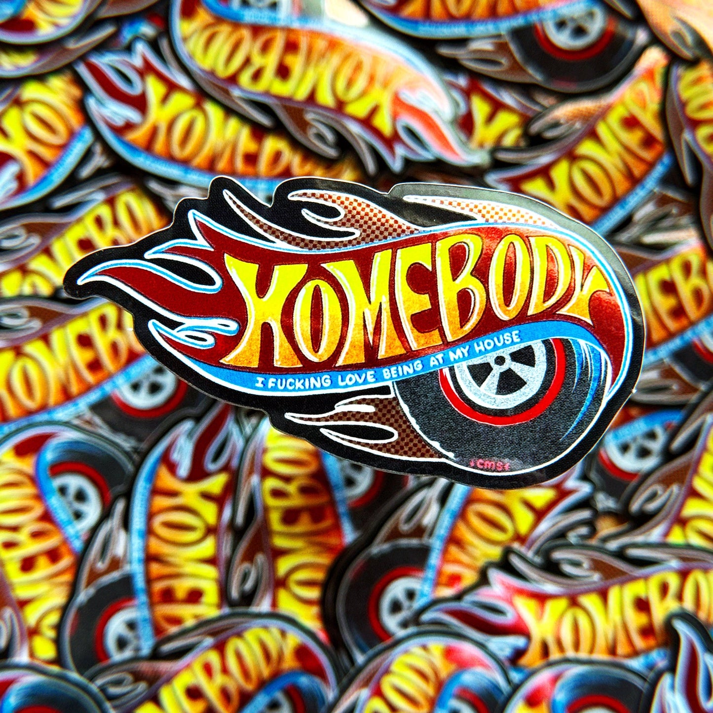 Chaos Magic Studio • Homebody Hotwheels Sticker
