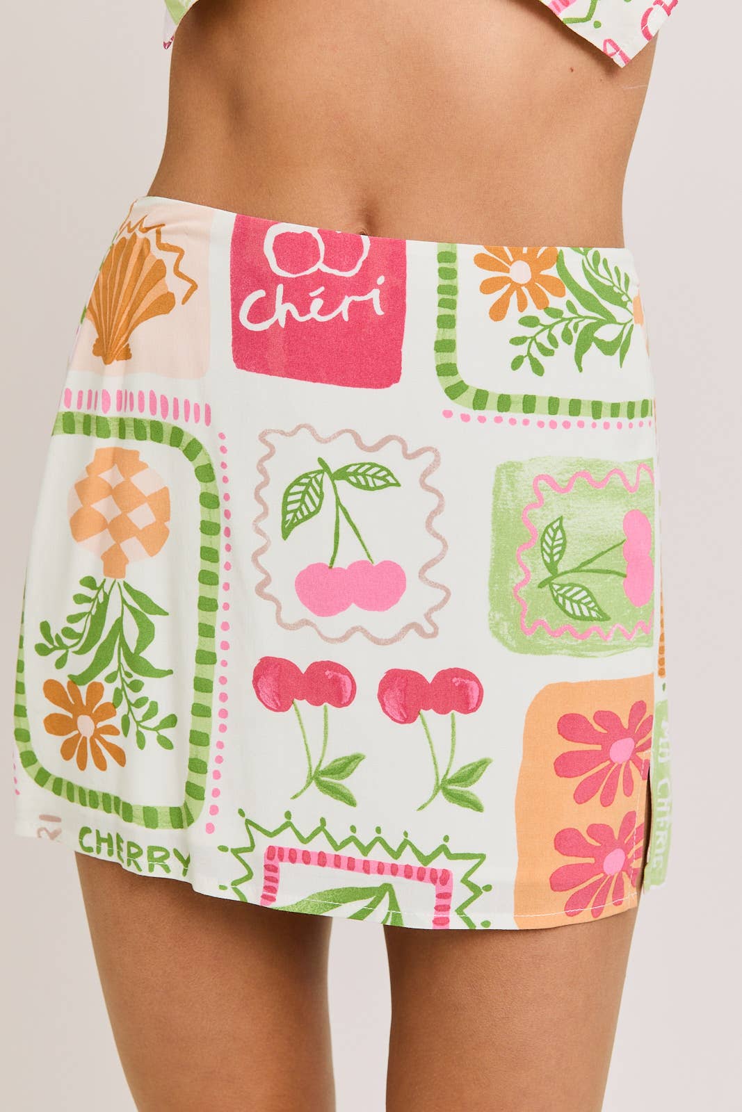 Spring Set • Button Down Top & Skirt