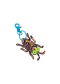 Gentle Thrills • Cockroach Keychain