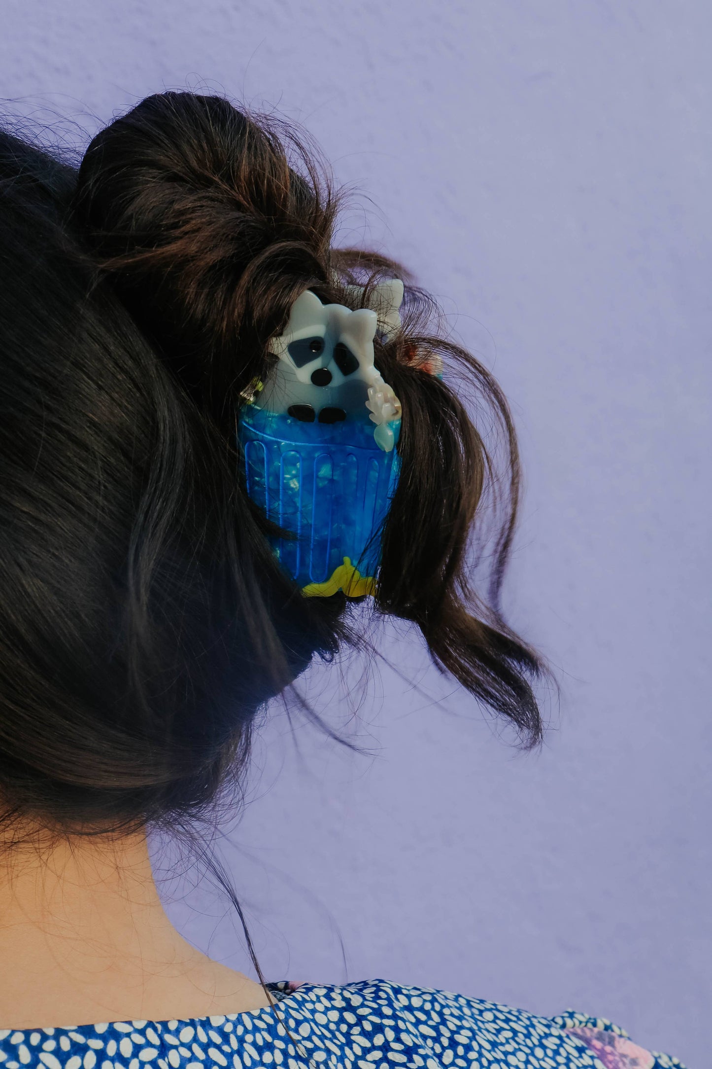 The Peach Fuzz • Trash Panda Raccoon Hair Claw