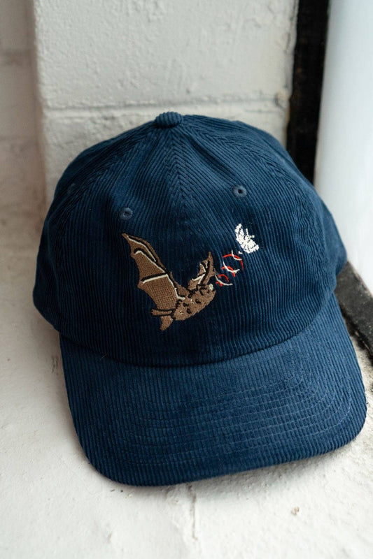 Stay Home Club • Bat Echolocation Corduroy Dad Hat