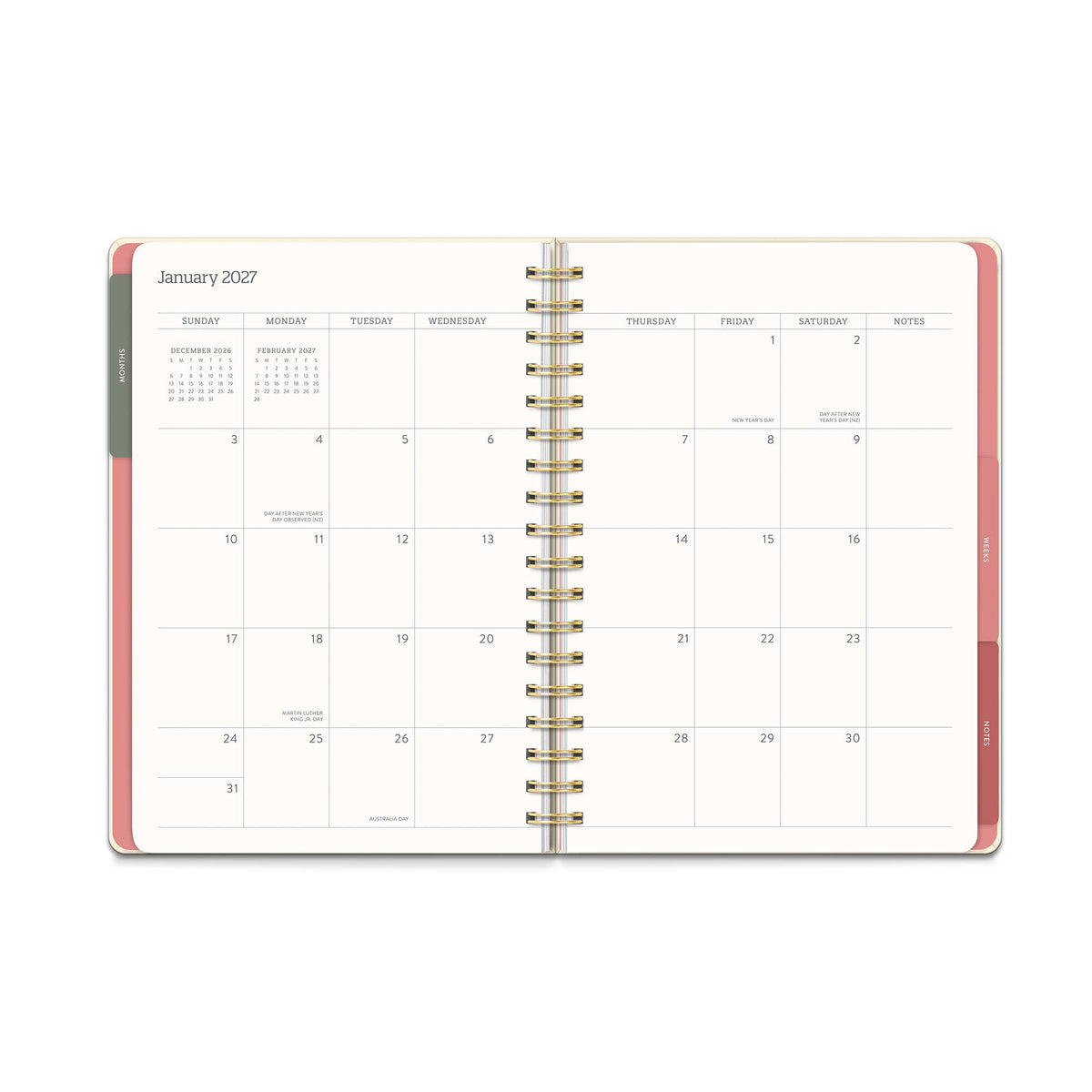 2027 Age of Romance Tri-Tab Planner