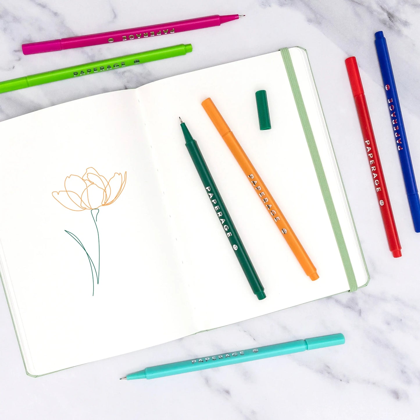 Blank Casebound Sketchbook Journal Notebook, 160 pages