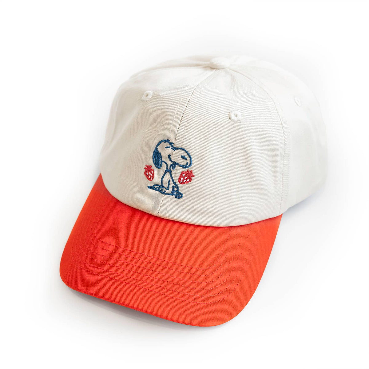 Snoopy • Embroidered Strawberry Dad Hat