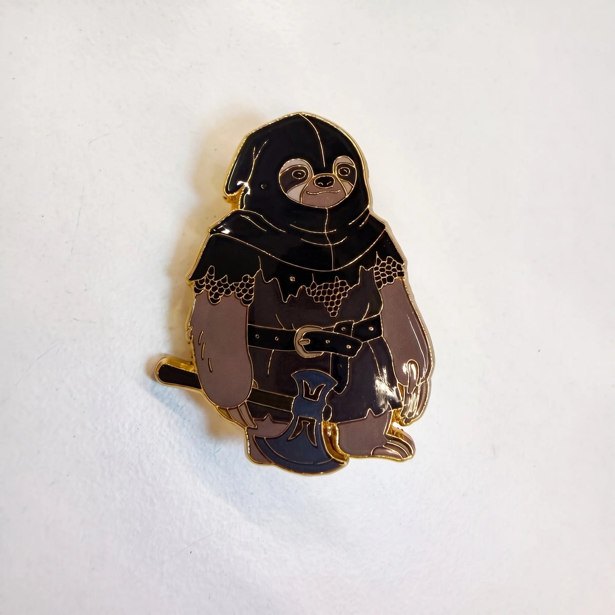 Strike Gently • Slow Justice Sloth Executioner Pin