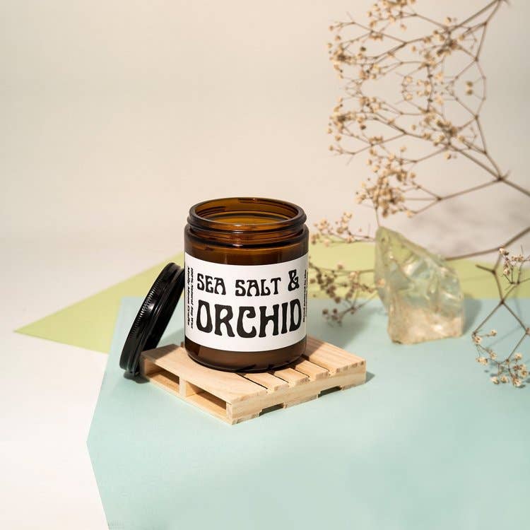 Molly Moon Crafts • Sea Salt & Orchid Jar Candle