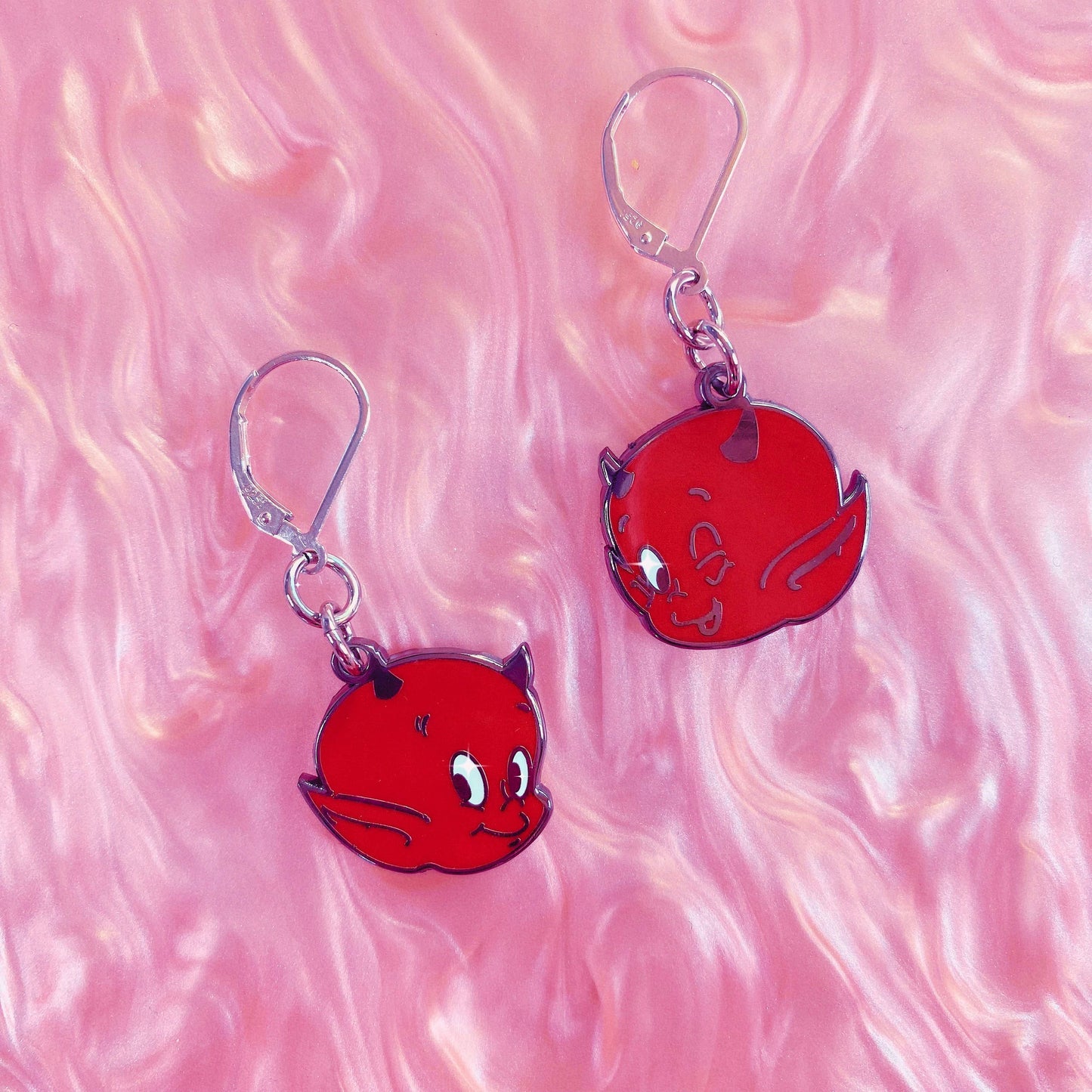 Foolish Fetish • Lil Devil Hot Stuff Enamel Earrings