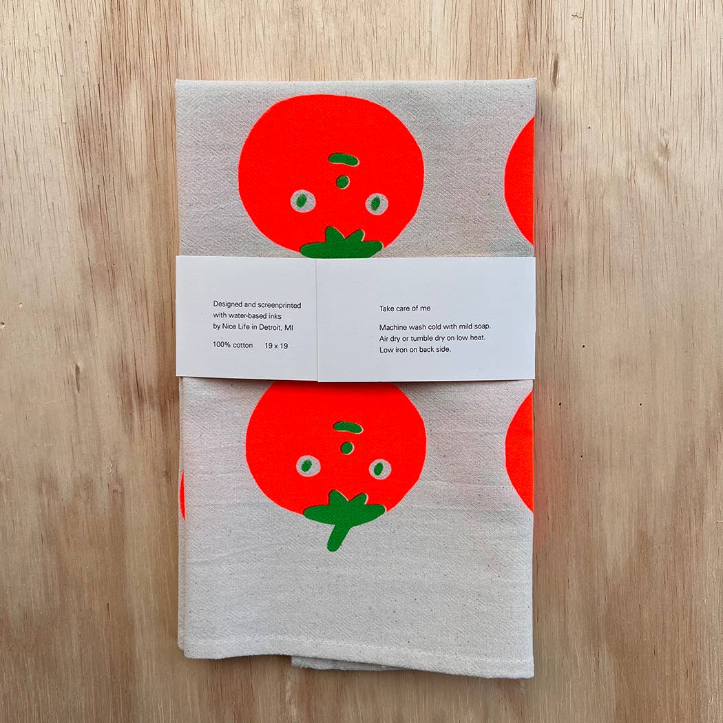Nice Life • Tomato Tea Towel