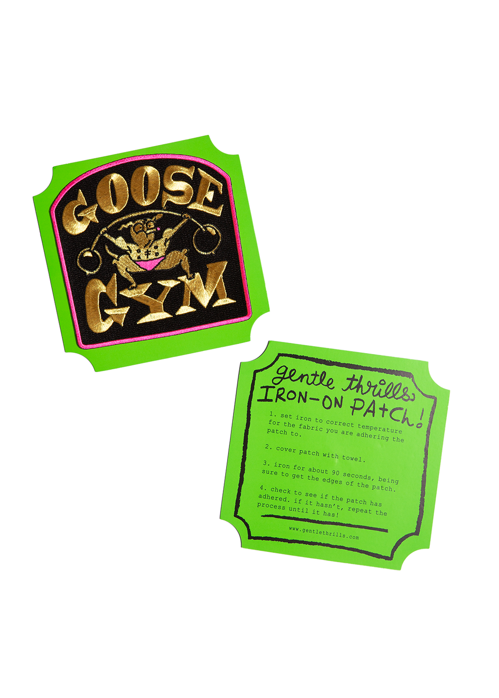 Gentle Thrills • Goose Gym Patch