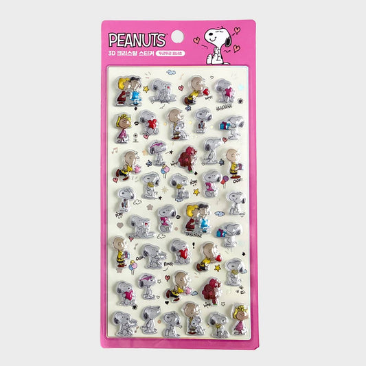 PEANUTS 3D Crystal Sticker – BonBon Drop Snoopy