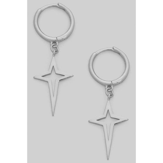 Brass Star Cut Out Huggies