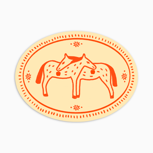 Starpokes • Hugging Horses Sticker